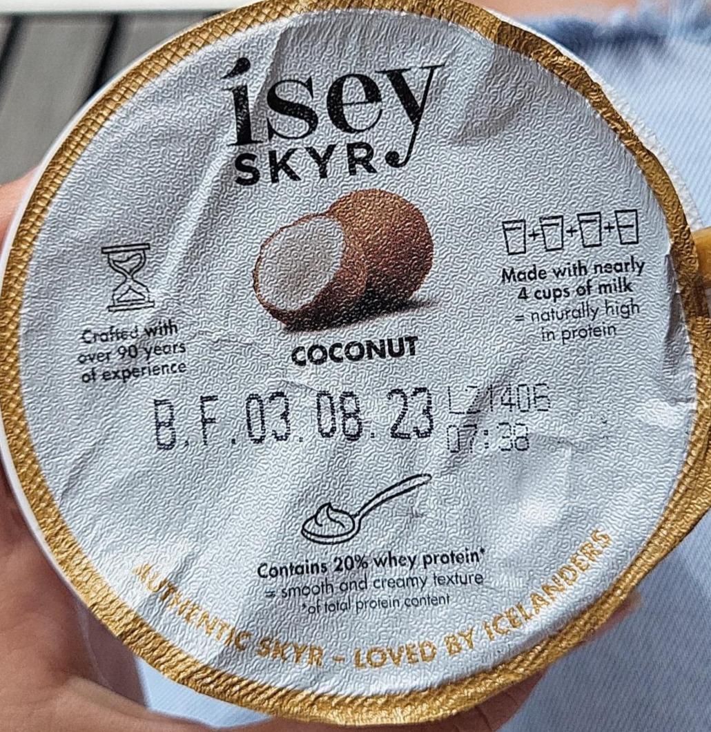 Фото - Кокосовый йогурт coconut yogurt Ísey Skyr