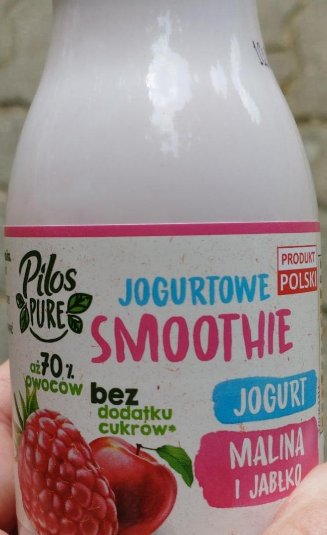 Фото - Смузи-йогурт малина-яблоко без сахара Jogurtowe Smoothie Pilos
