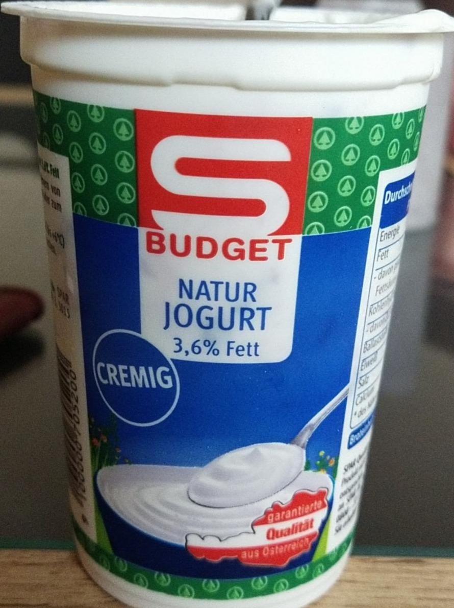 Фото - Natur jogurt 3.6% cremig S Budget