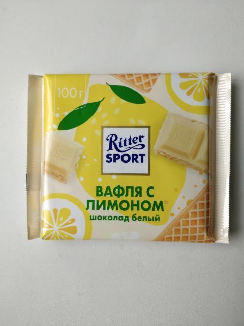 Фото - Шоколад белый 'Вафля с лимоном' Ritter Sport