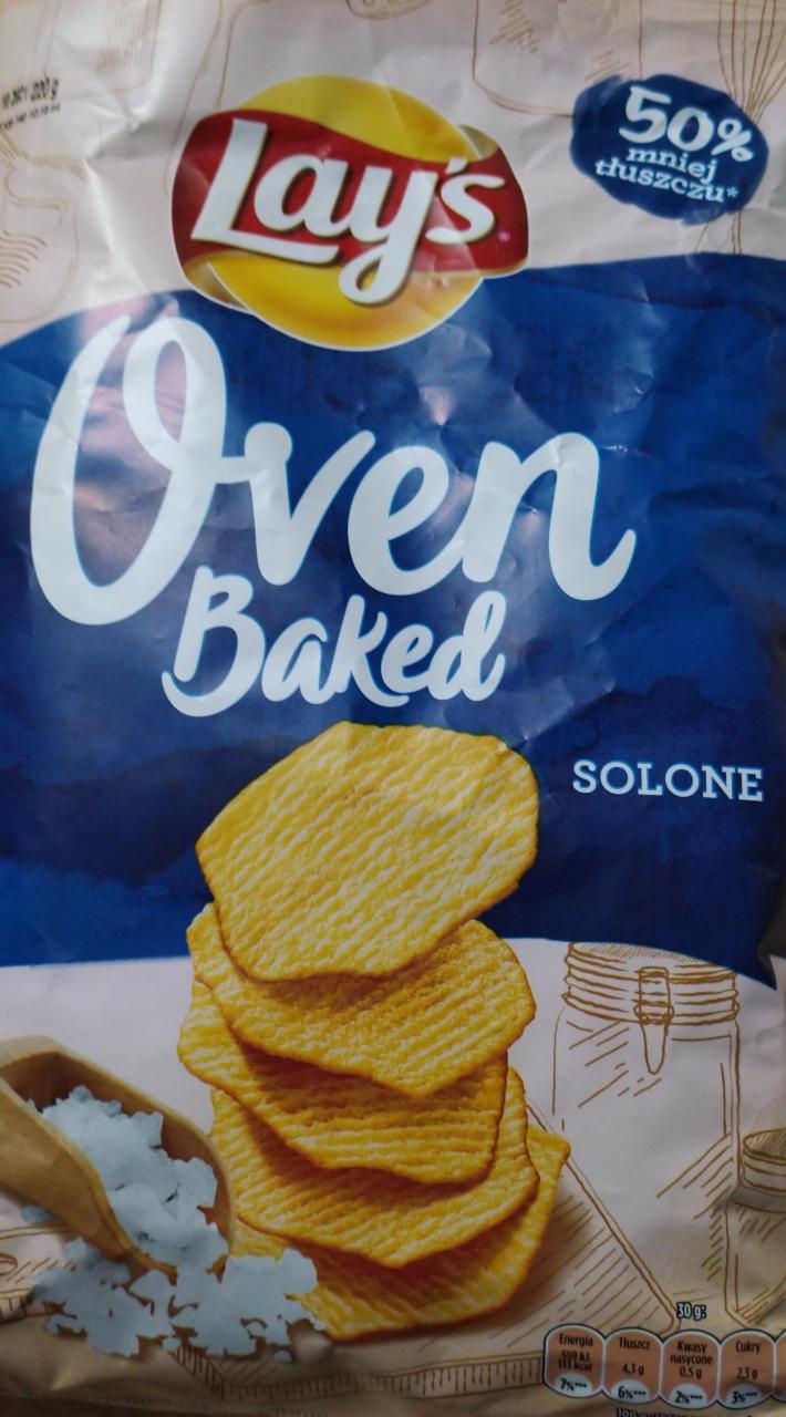 Фото - чипсы с солью oven baked Lay's