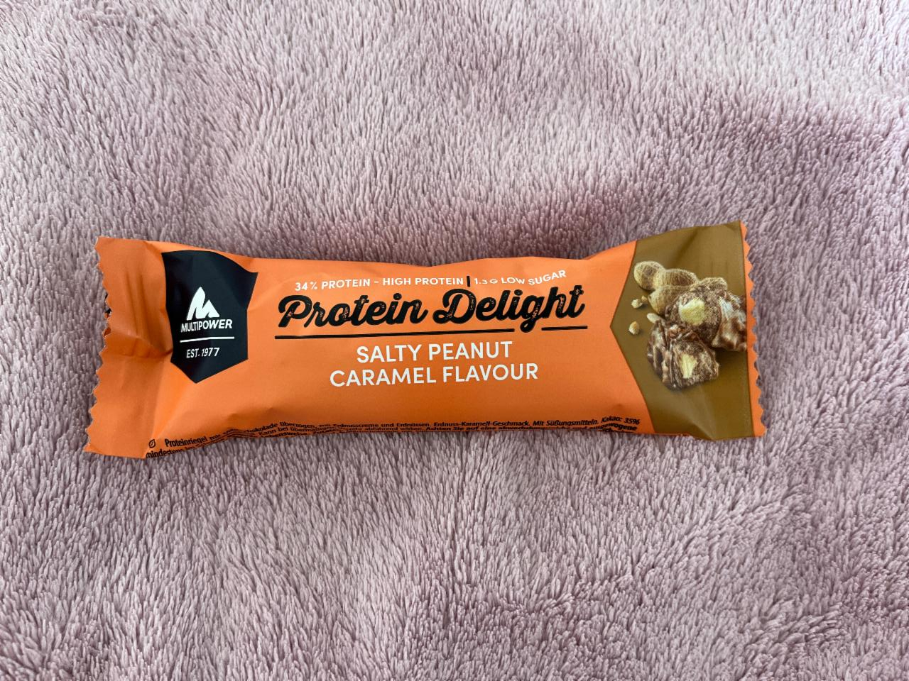 Фото - Protein delight salty peanut caramel Multipower