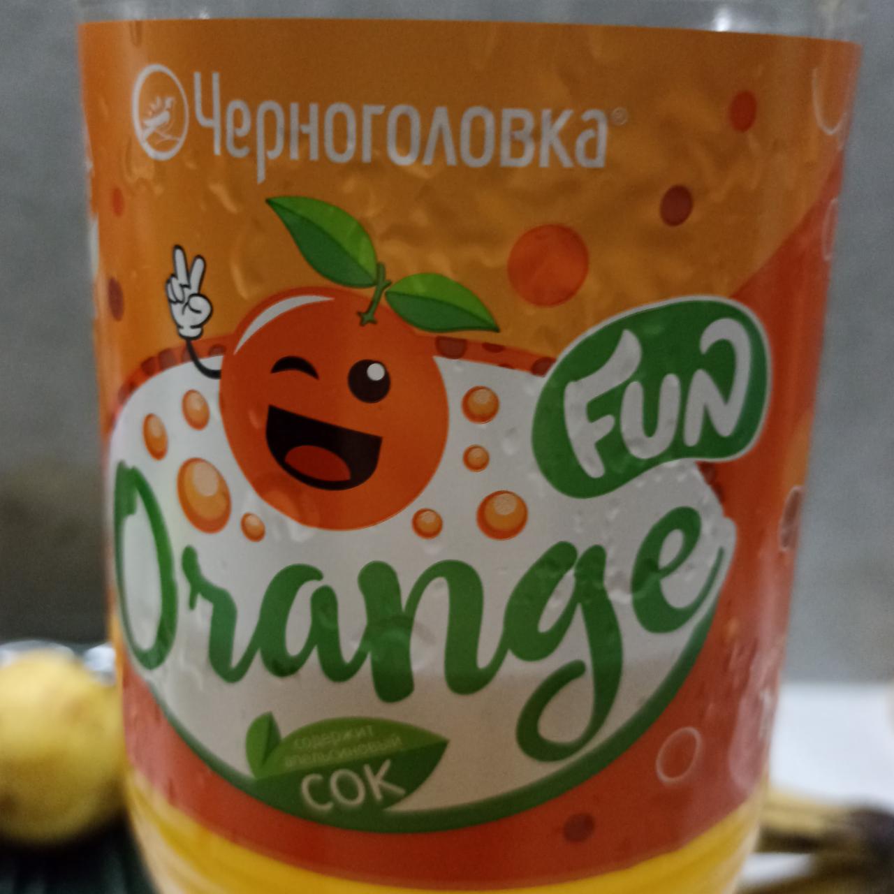 Фото - Газированный напиток Orange Fun Черноголовка
