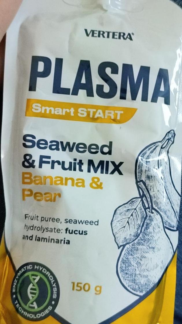 Фото - Plasma smart start фруктовое пюре груша и банан Vertera