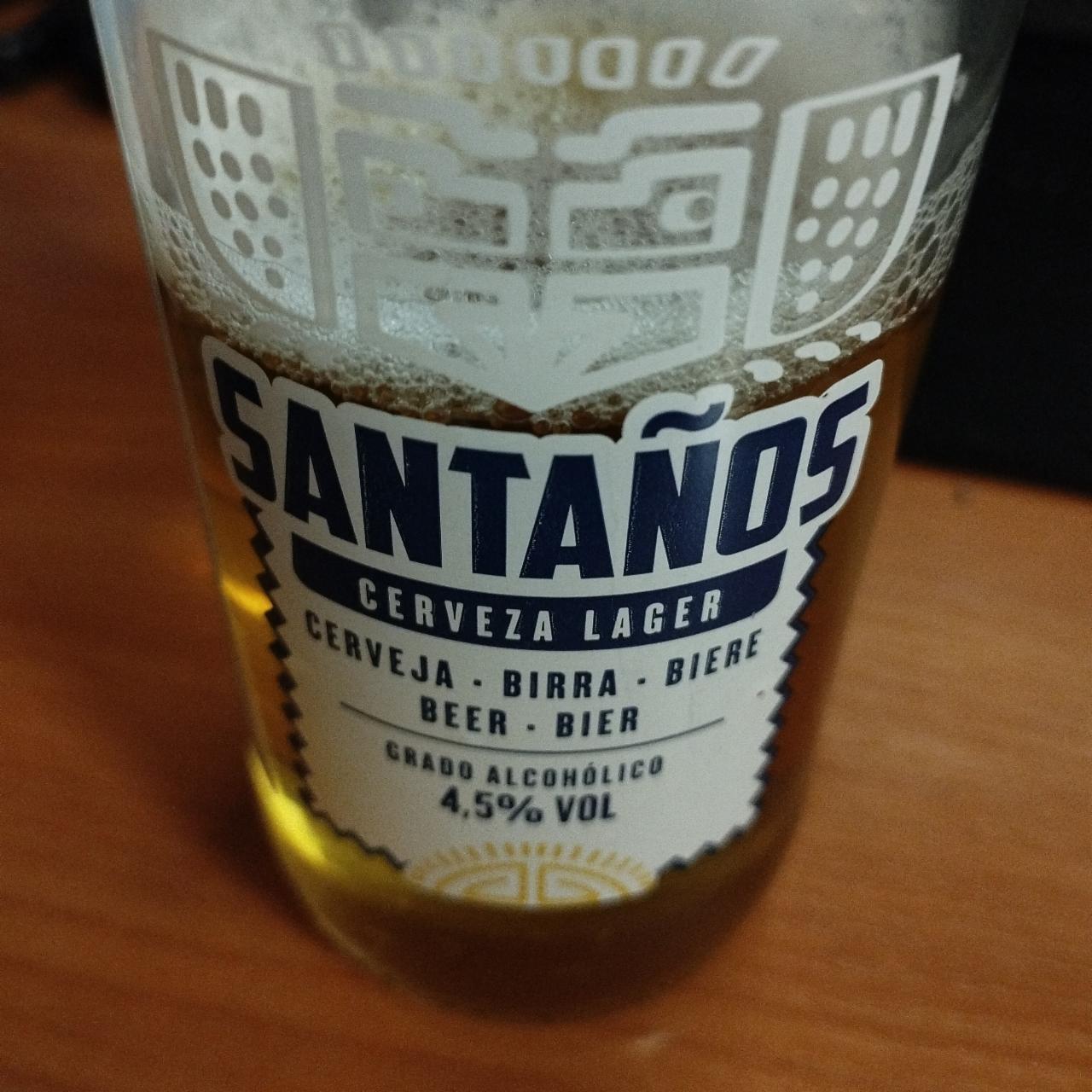 Фото - Пиво Lager 4.5% Santanos