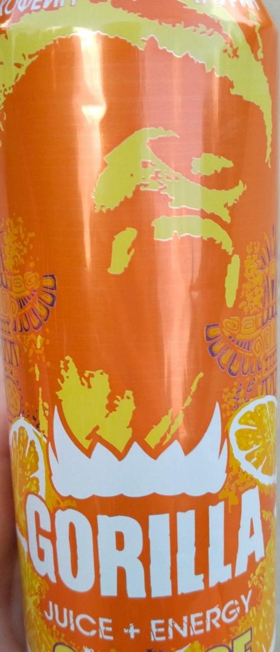Фото - Напиток энергетический Orange с соком апельсина Gorilla Горилла