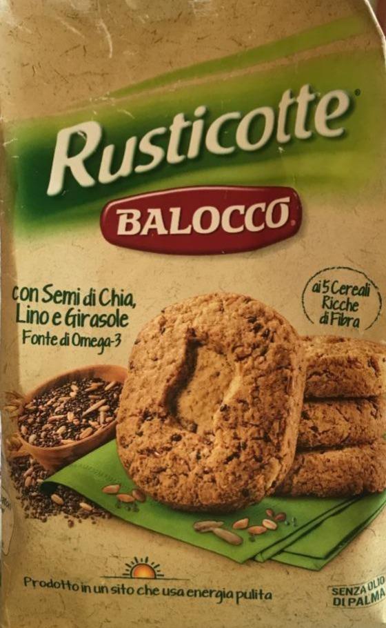 Фото - Печенье с семенами чиа, льна и подсолнечника Rusticotte Balocco