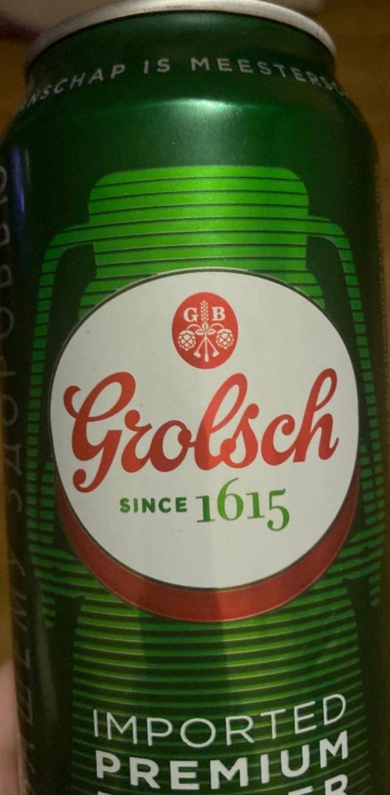 Фото - Пиво imported premium lager Grolsch