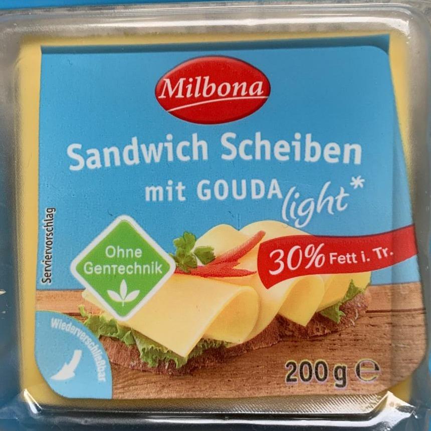 Фото - Sandwich Scheiben mit Gouda Light Milbona