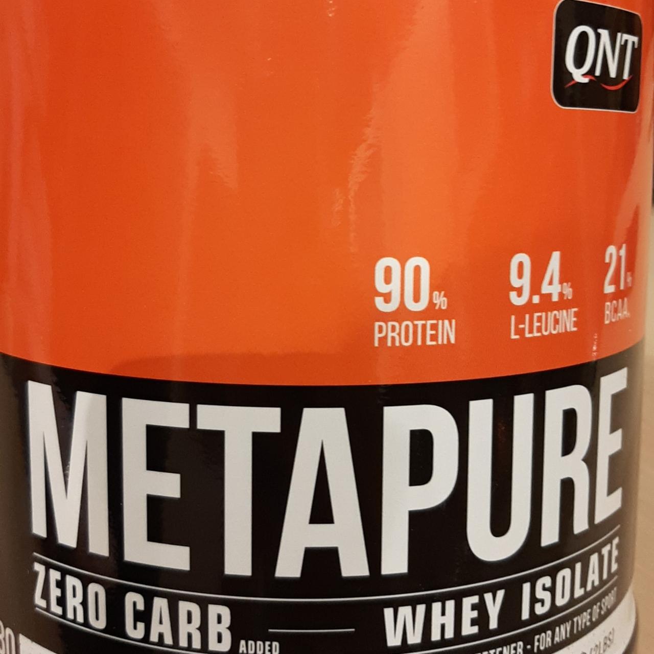 Фото - Сывороточный протеин Metapure Zero Carb, вкус Страчателла QNT
