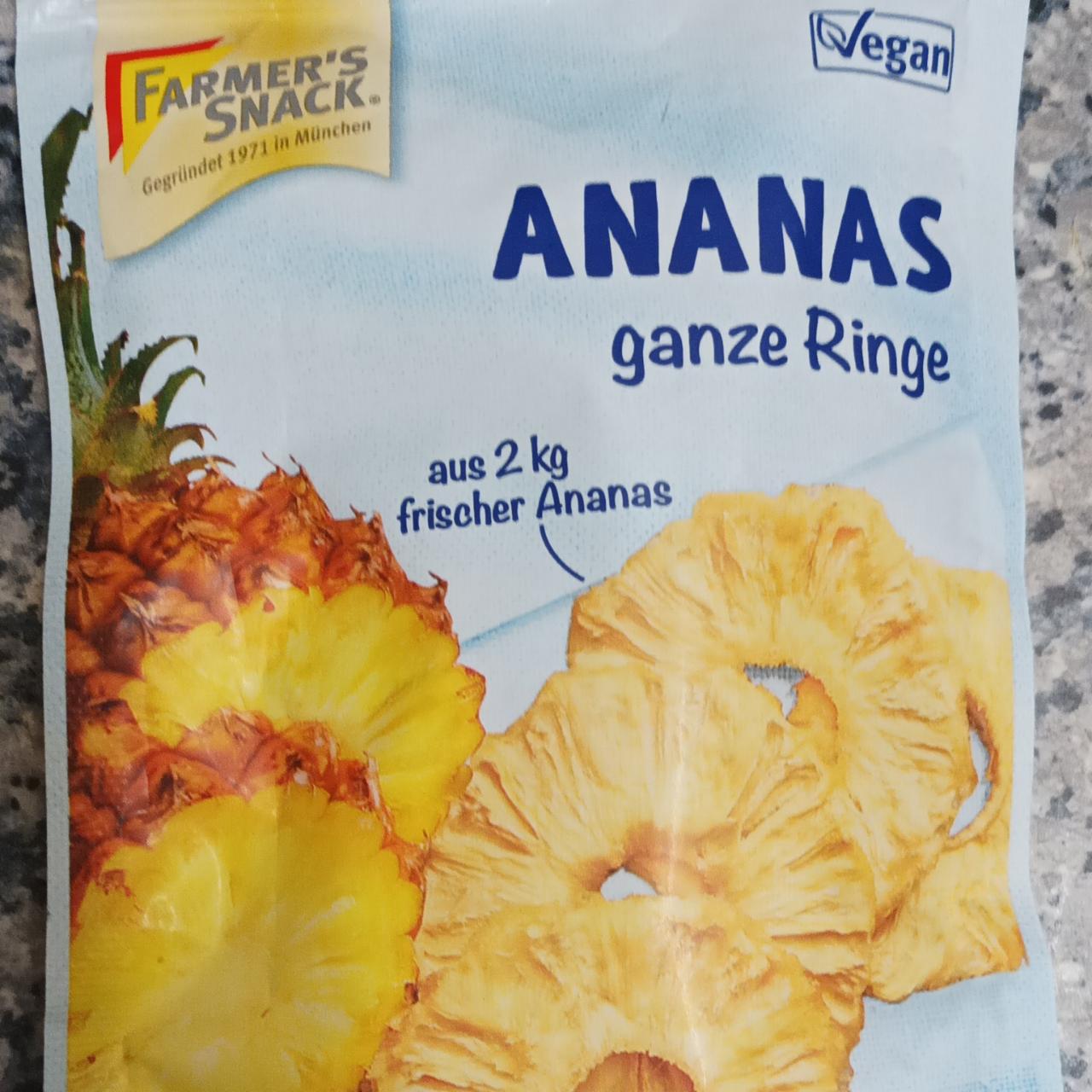 Фото - Ananas ganze Ringe Farmer's Snack