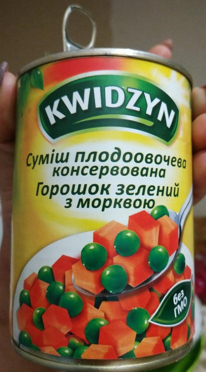 Фото - Морковь с горошком Kwidzyn
