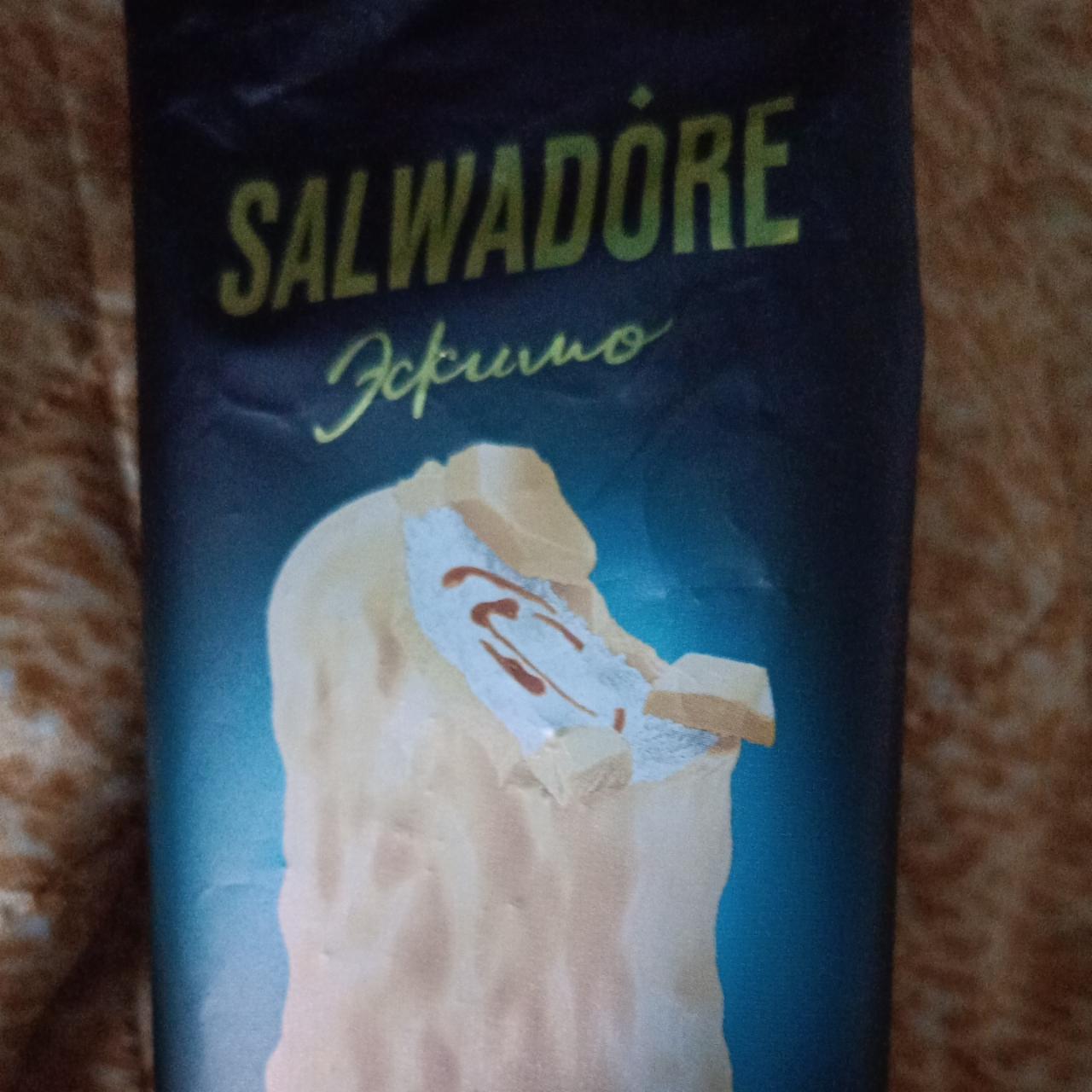 Фото - Мороженое сливочное с топпингом и кокосовой стружкой в белом шоколаде 10% Salwadore