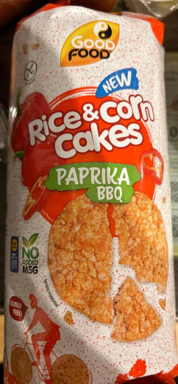 Фото - Хлебцы рисовые кукурузные Паприка-Барбекью Rice Corn Cakes Paprika BBQ Good Food