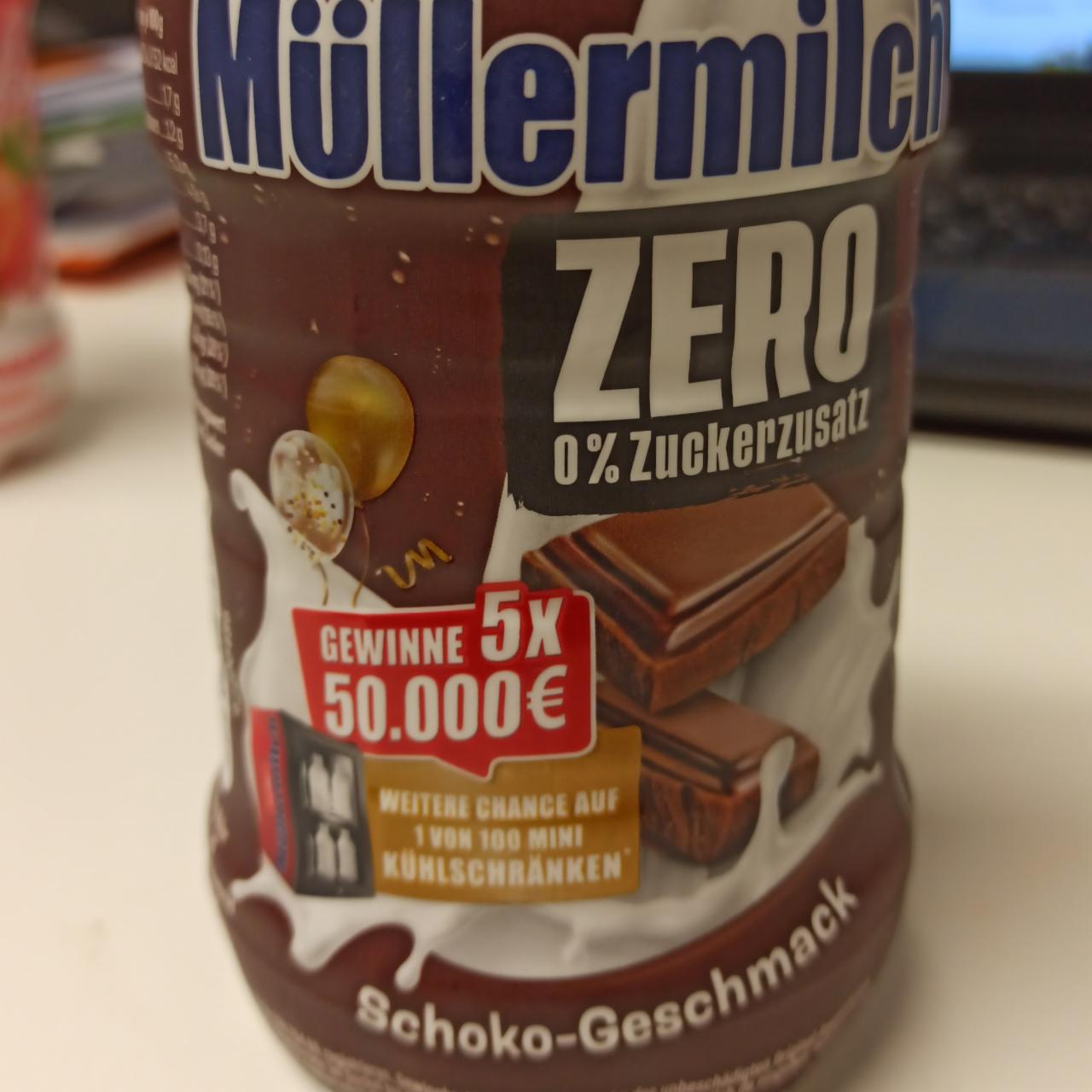 Фото - Напиток молочный с сахаром без сахара 0% Zero Müllermilch