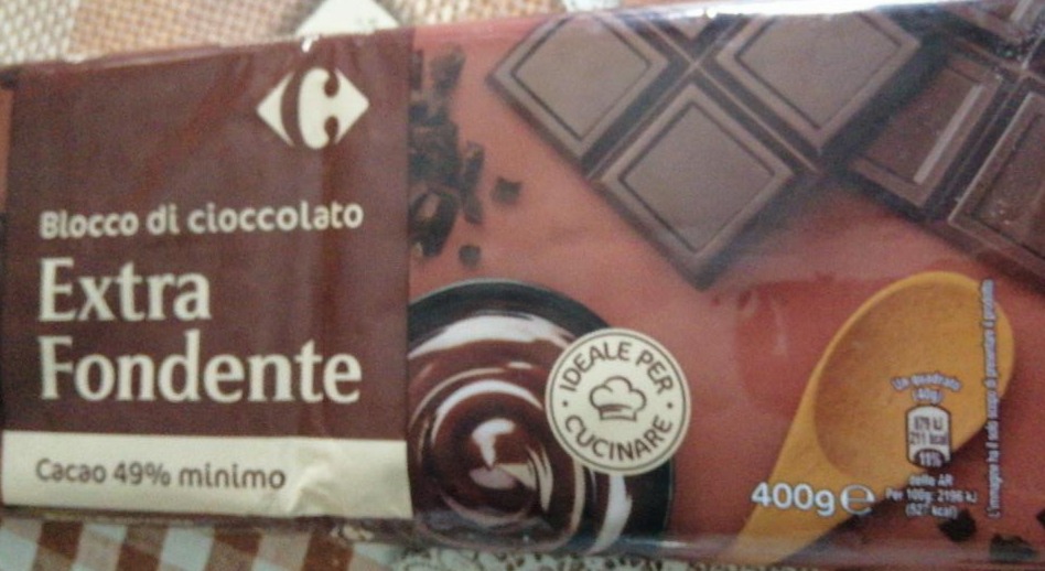 Фото - Шоколад 49% черный Ciccolato Extra Fondente Carrefour