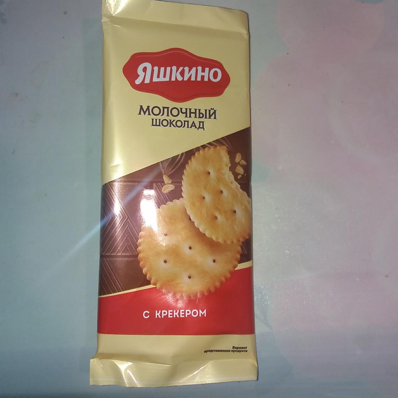 Фото - молочный шоколад с крекером рыбки Яшкино