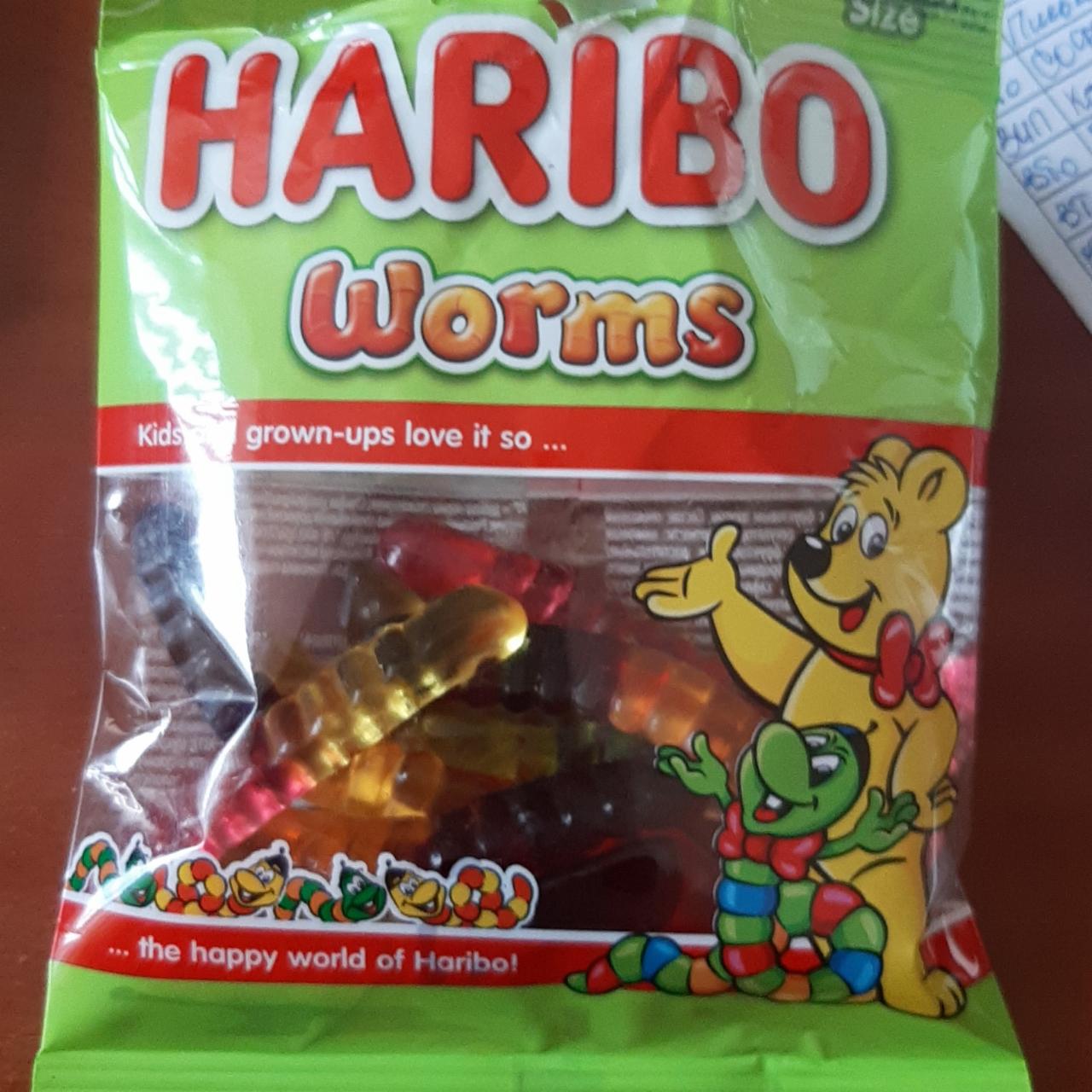 Фото - червячки Haruno worms Haribo