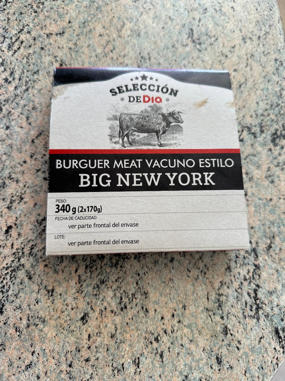 Фото - burguer meat vacuno estilo big New York котлета для бургера из говядины Seleccion de dia