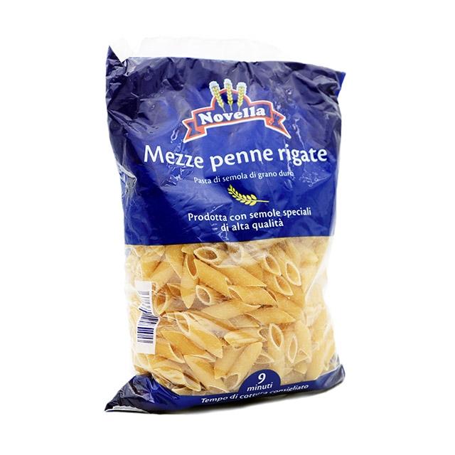 Фото - Mezze penne rigate макароны из твердых сортов пшеницы Novella