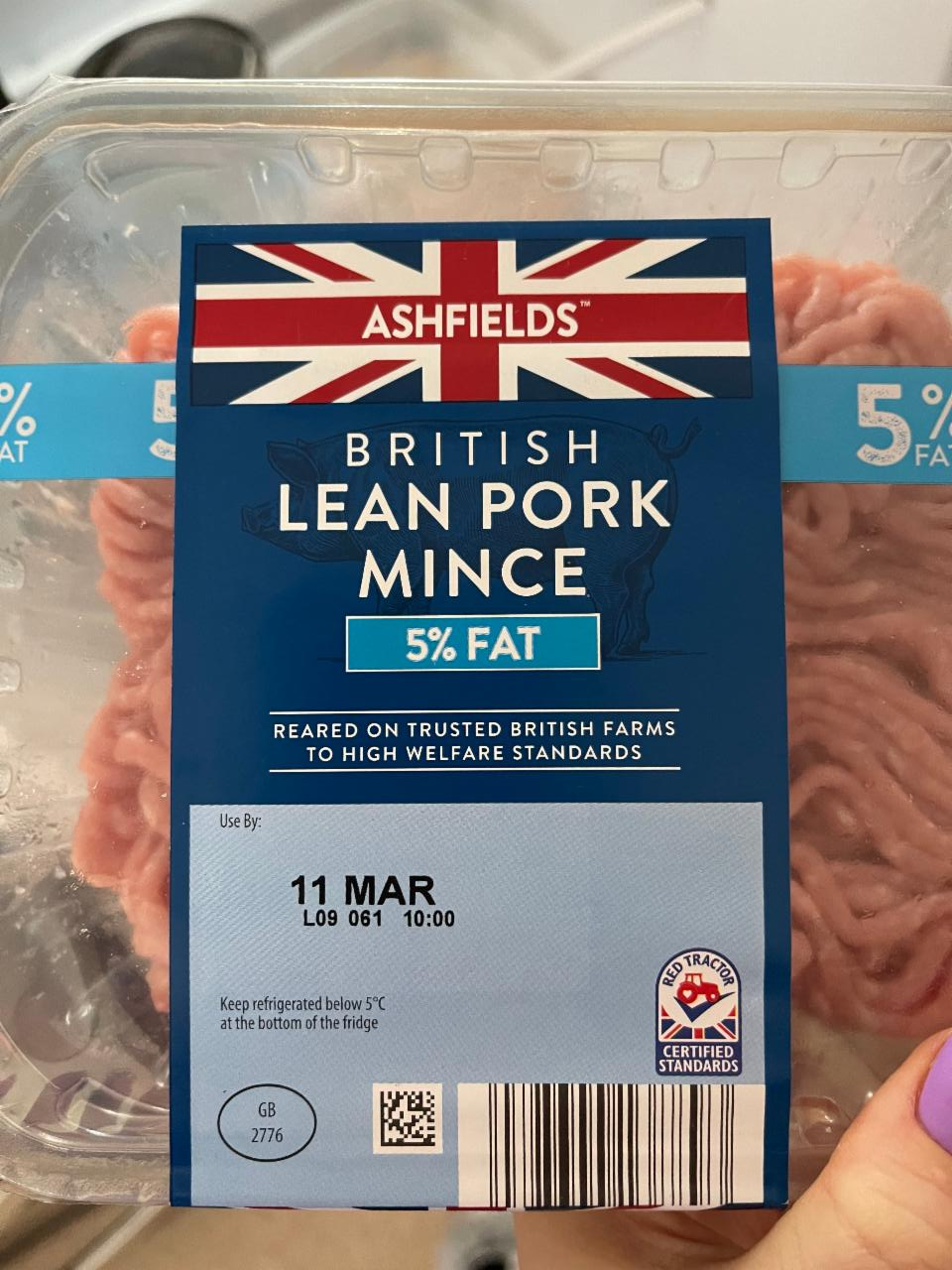 Фото - Фарш из свинины British Lean Pork Mince Ashfields