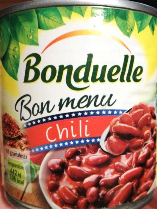 Фото - фасоль красная в соусе чили Bonduelle