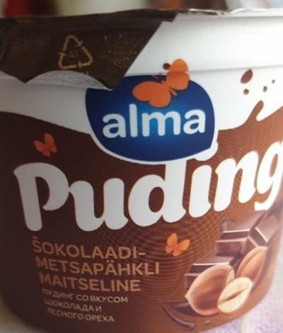 Фото - шоколадный пудинг с леснм орехом Alma