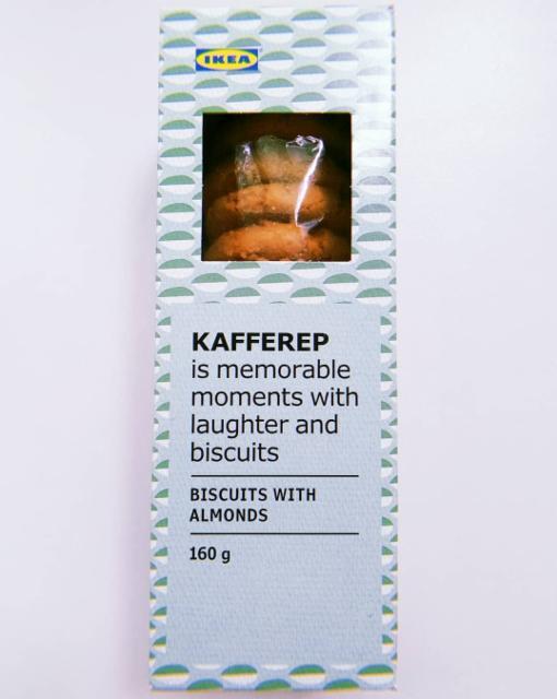 Фото - печенье с миндалем Kafferep Ikea
