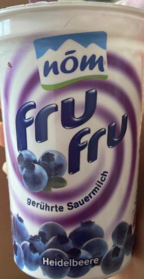 Фото - Йогурт 2.7% со вкусом черники Fru Fru Nom