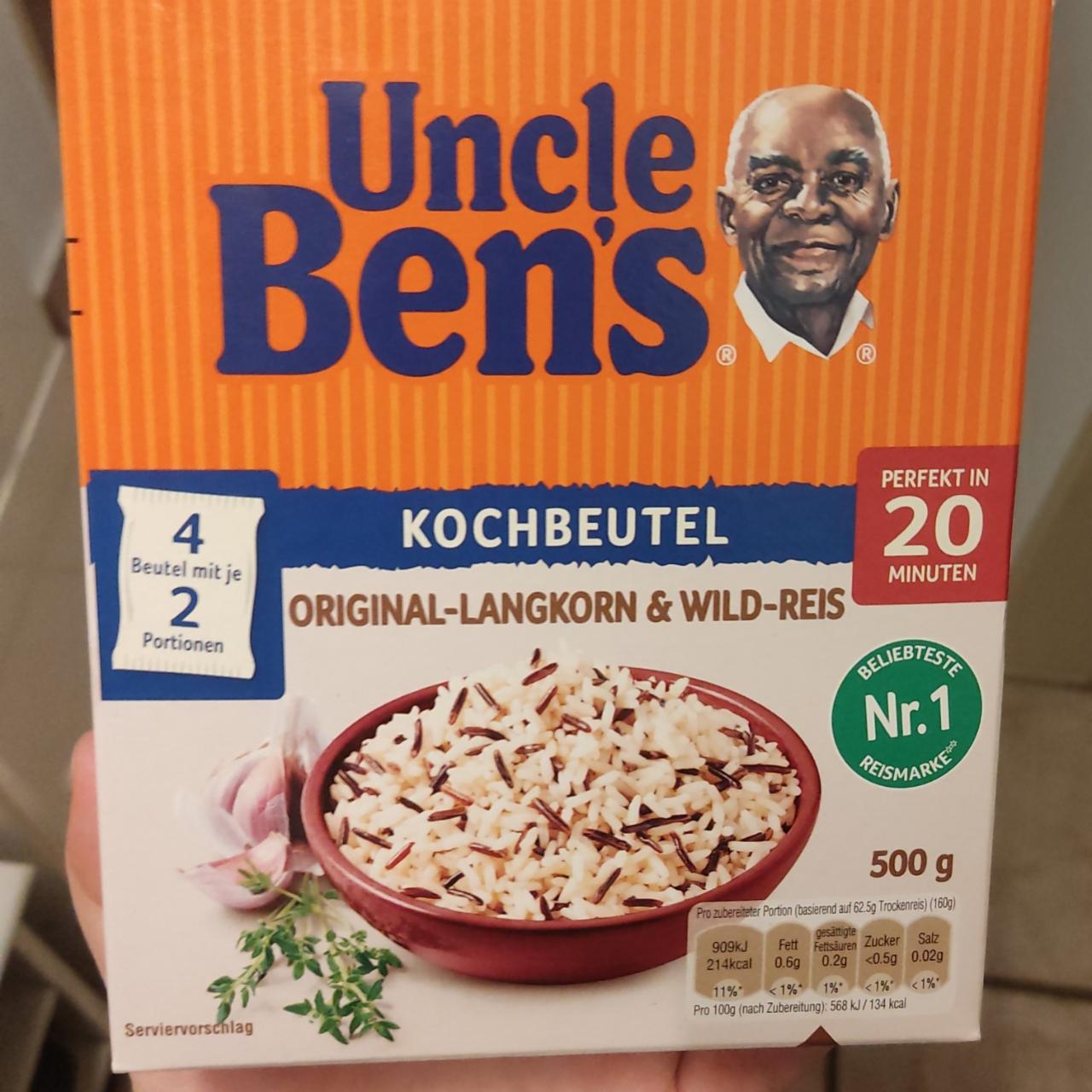 Фото - смесь белый рис и дикий рис Reis & Wild-Reis Uncle Ben's