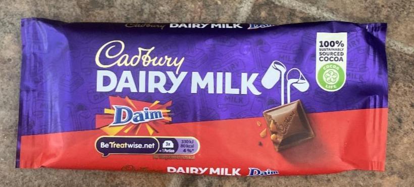 Фото - Шоколад Dairy milk Daim