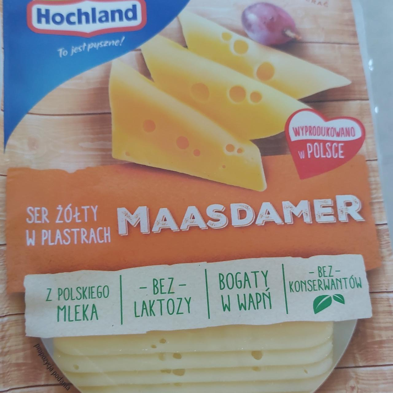 Фото - сыр маасдам ломтики Hochland