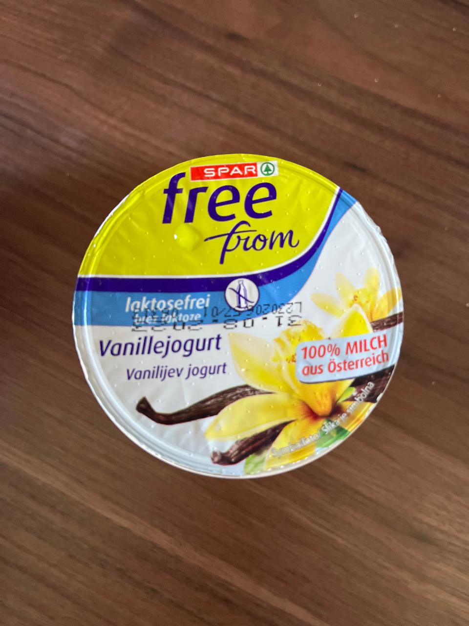 Фото - Йогурт безлактозный Laktosefrei vanille jogurt Spar