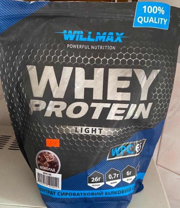 Фото - концентрат сывороточного белка шоколад whey protein Willmax