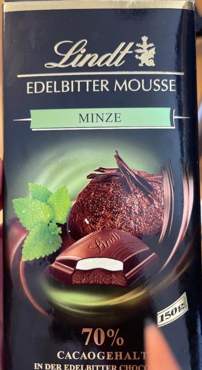 Фото - Шоколад Minze mousse Lindt