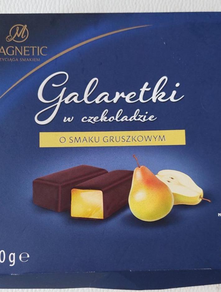 Фото - Конфеты шоколадные Galaretki O Smaku Gruszkowym W Czekoladzie Magnetic