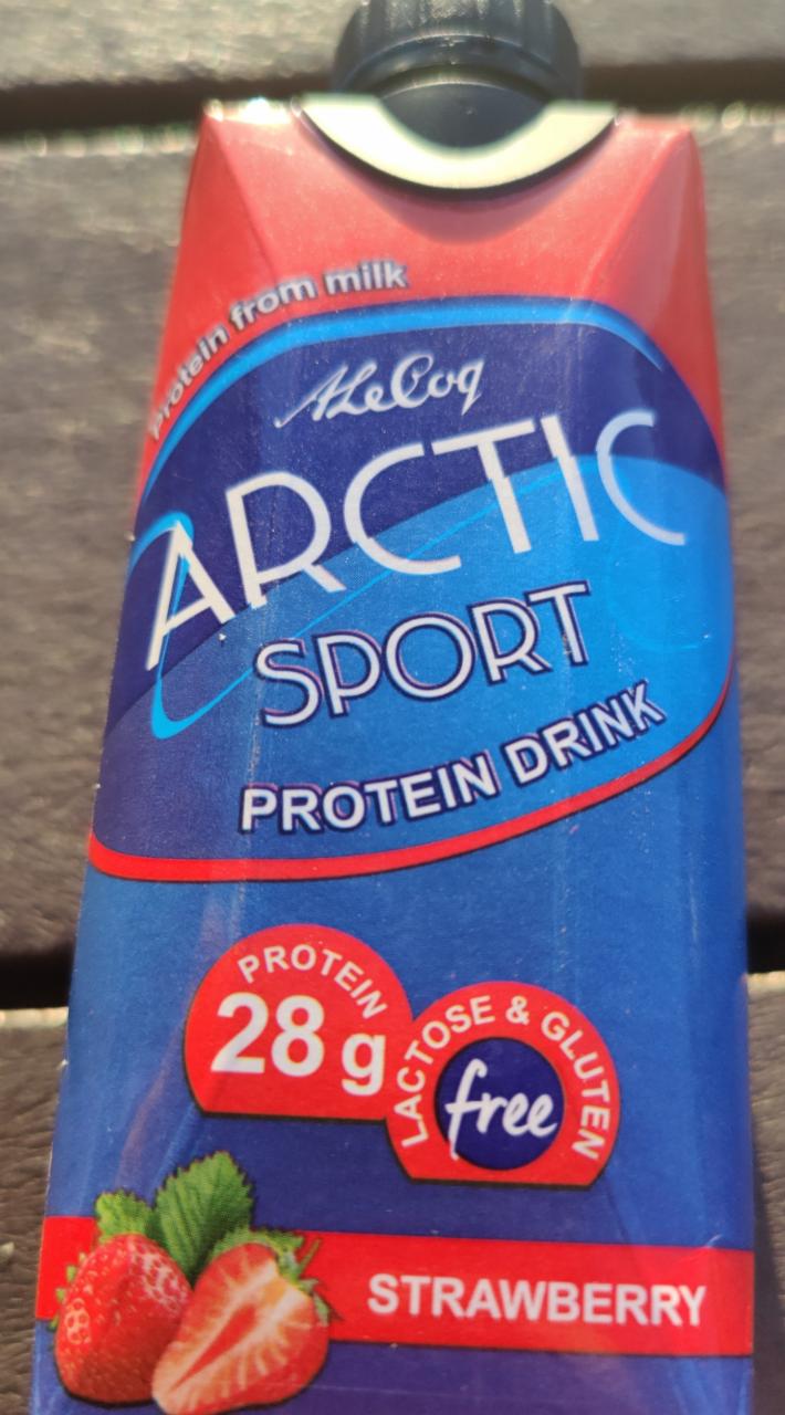 Фото - Напиток протеиновый клубника Arctic Sport Protein Drink A. Le Coq