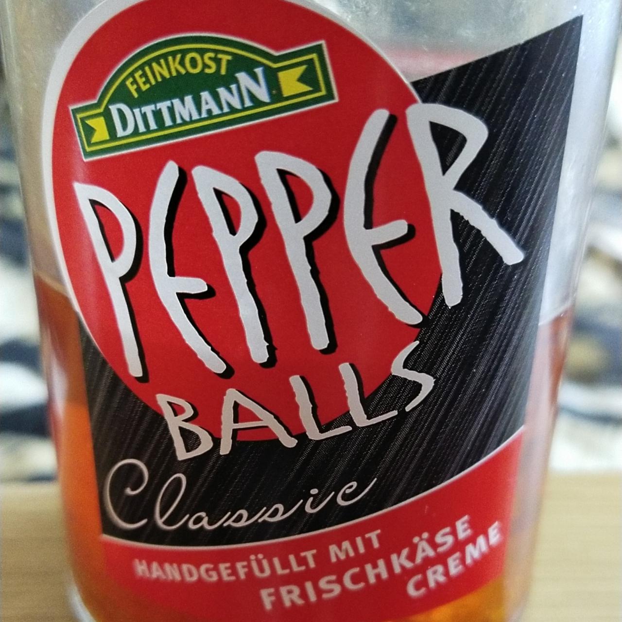 Фото - мини сладкие перцы с творожным сыром в масле Peper balls Feinkost Dittmann