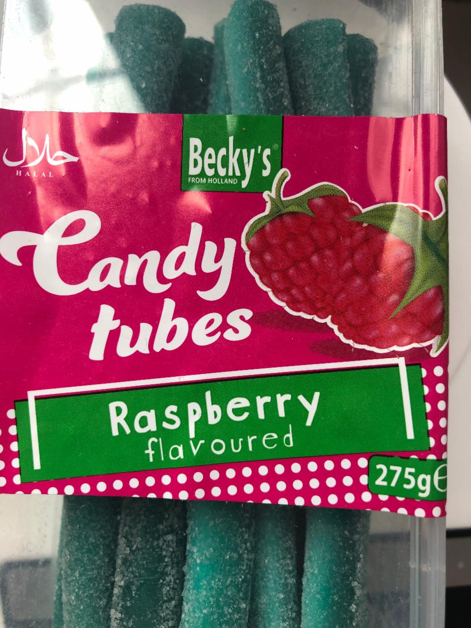 Фото - Candy tubes raspberry flavoured Becky's