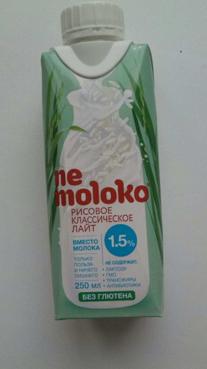 Фото - Напиток рисовый классический лайт moloko 1.5% Nemoloko Немолоко