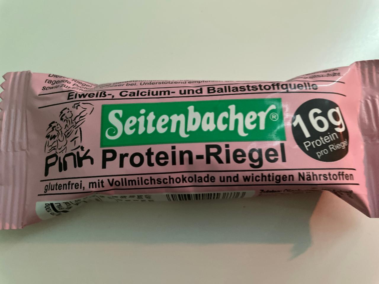 Фото - протеиновый батончик розовый Protein riegel Pink Seitenbacher
