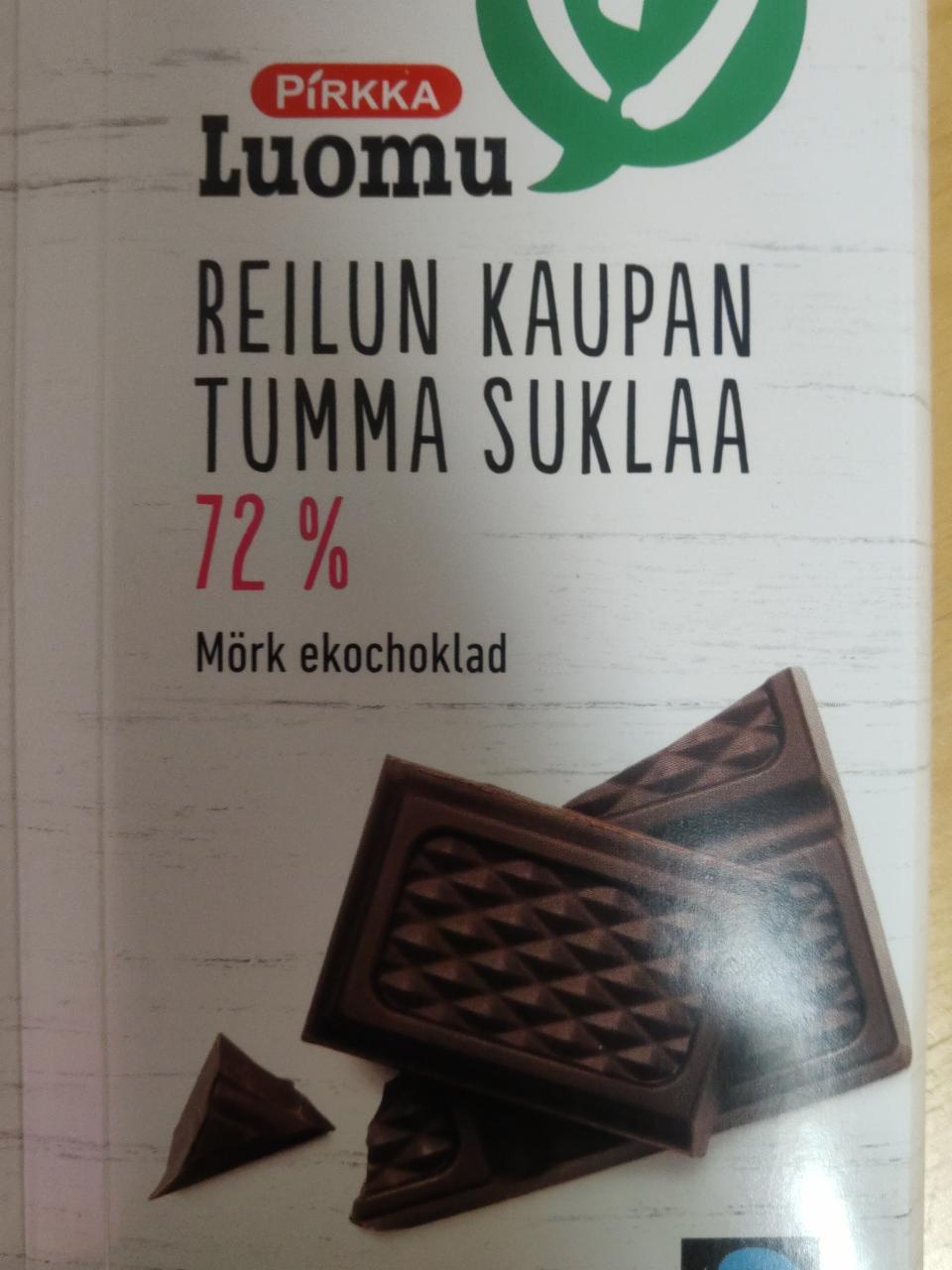 Фото - темный шоколад Pirkka Luomu