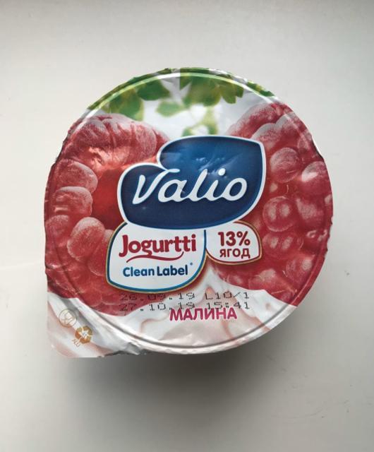 Фото - Йогурт с малиной Valio
