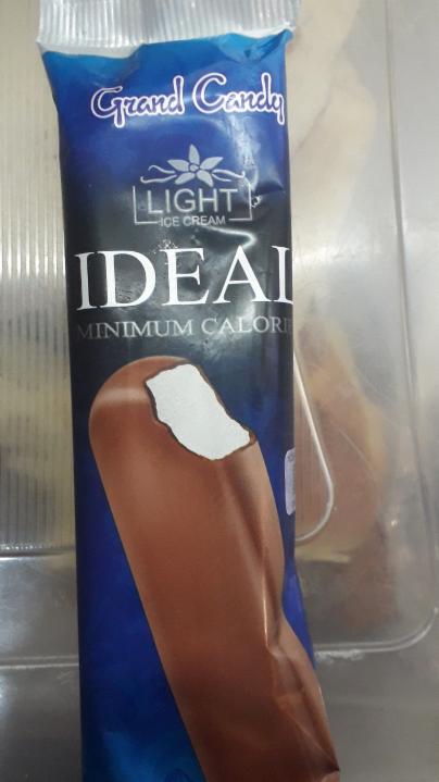 Фото - мороженое эскимо ванильное-шоколадное, покрытое шоколадом Grand candy ideal