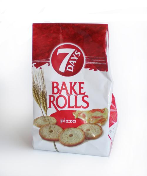 Фото - Мини сухарики с пармезаном, чесноком и травами Mini Bake rolls 7days