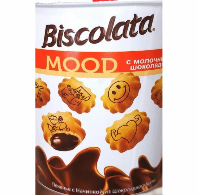 Фото - Печенье с шоколадно-кремовой начинкой Biscolata Mood