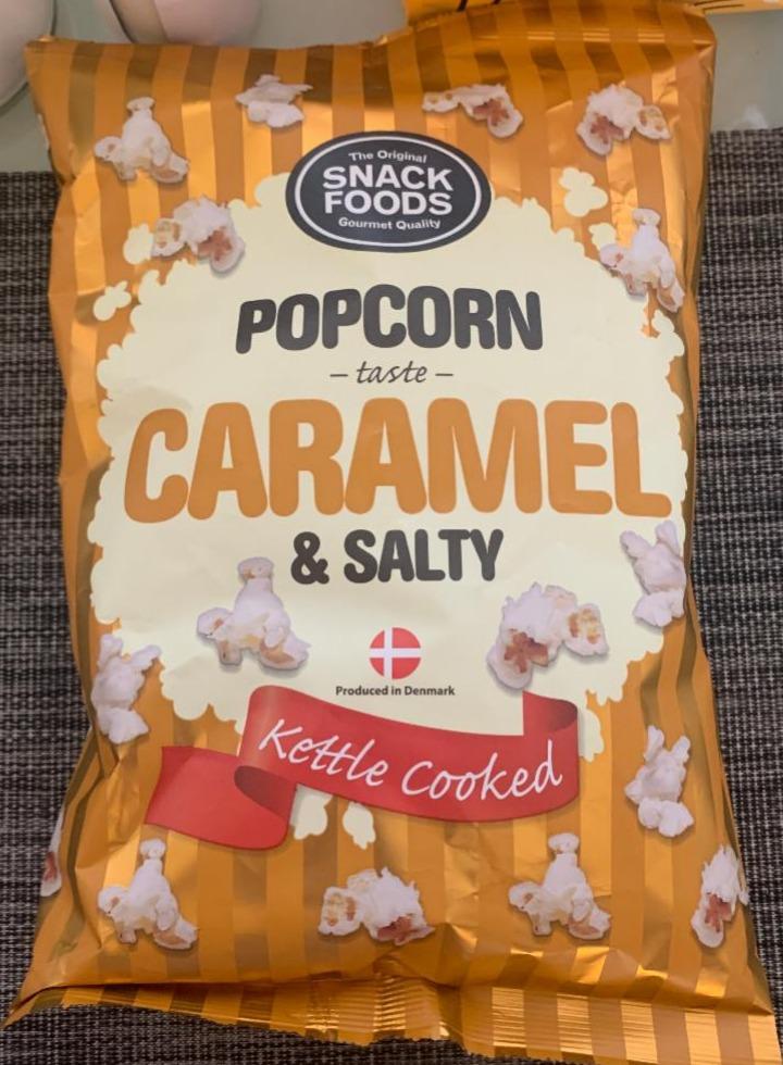 Фото - Попкорн карамельный Popcorn Caramel&Salty Snack foods