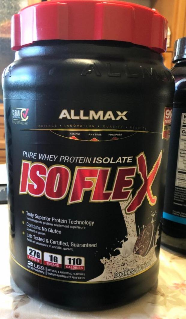 Фото - Pure whey protein isolate isoflex cookies&cream Allmax