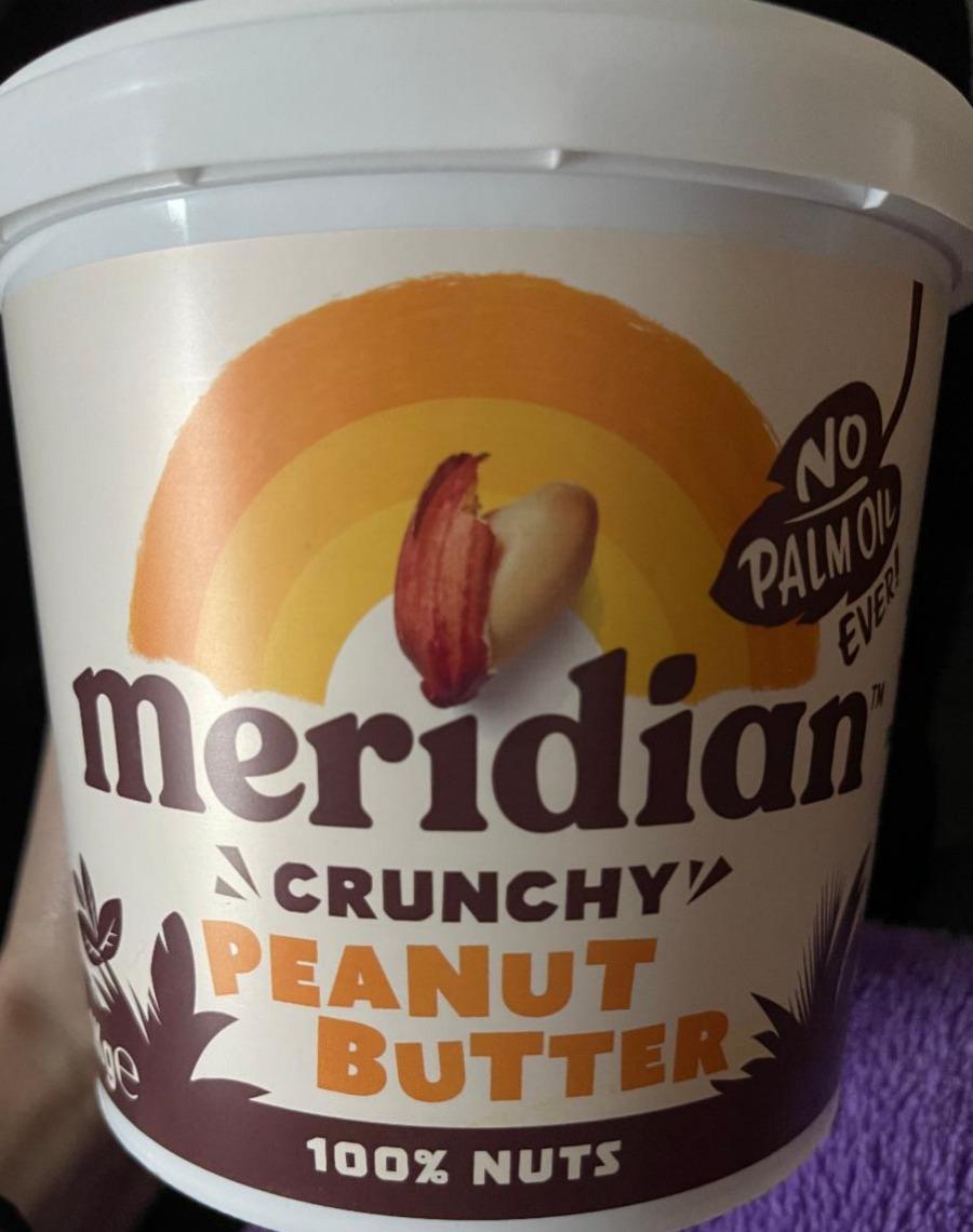Фото - Паста арахисовая Crunchy Peanut Butter Meridian