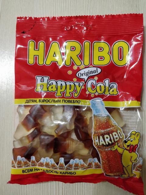 Фото - Жевательный мармелад Happy cola Haribo